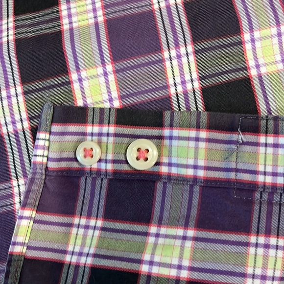 Peter Millar button-down purple size large - Picture 4 of 8